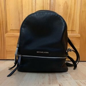 Black Michael Kors Backpack